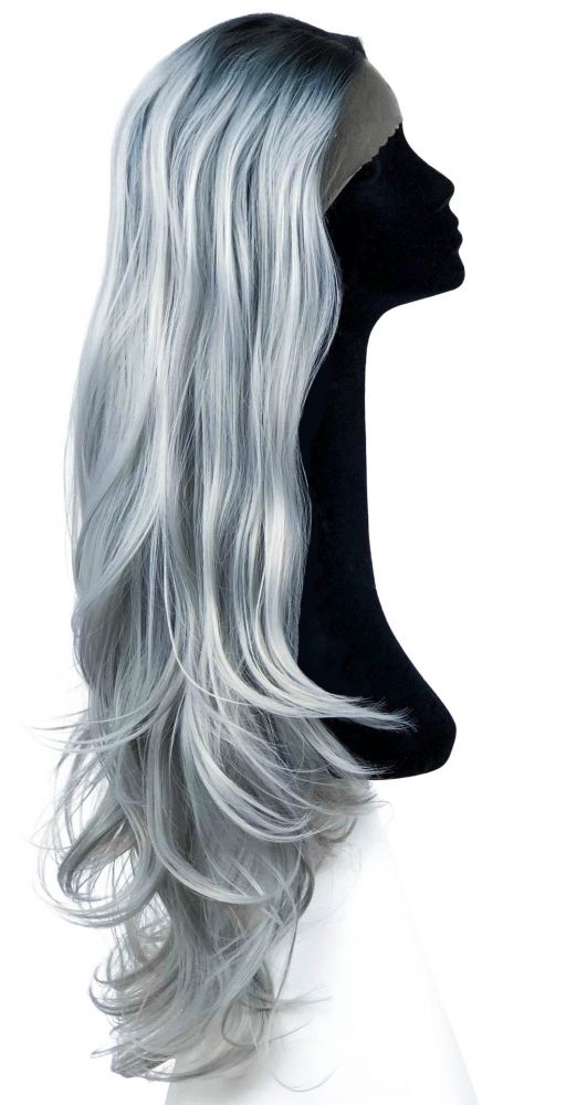 Smokey Grey Ombre Lace Front Wig The Brighton Birdcage