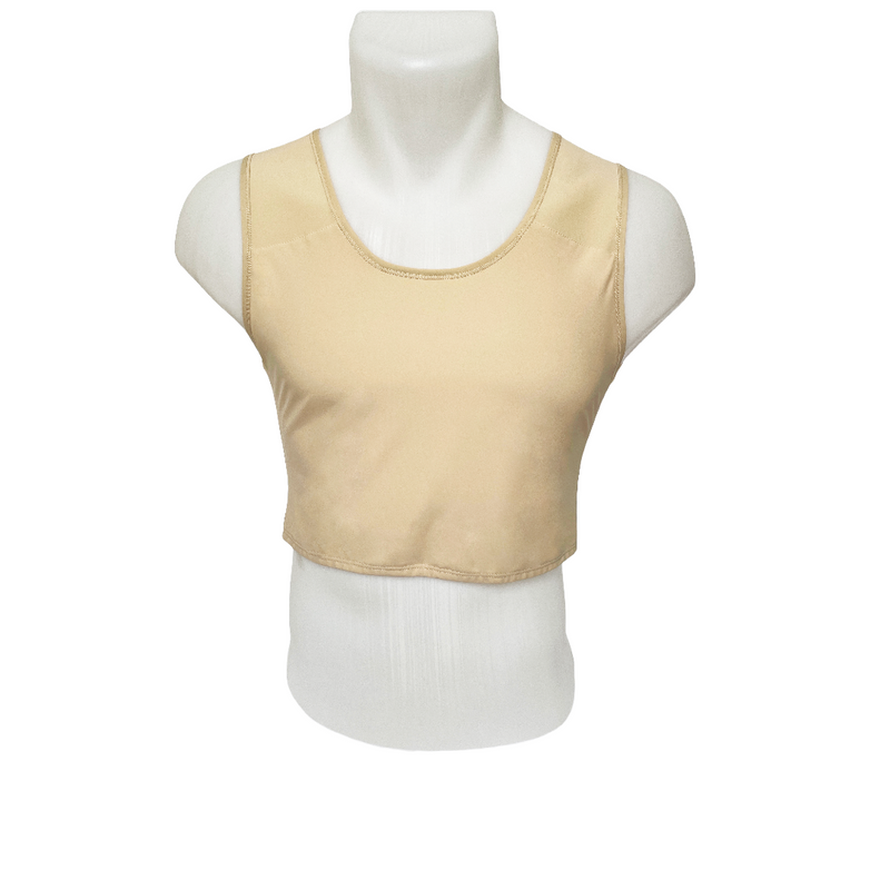 Binder Half Vest in Cream