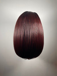 Short Red Ombre Wig C2