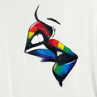 Gay Pride Kissing Lips