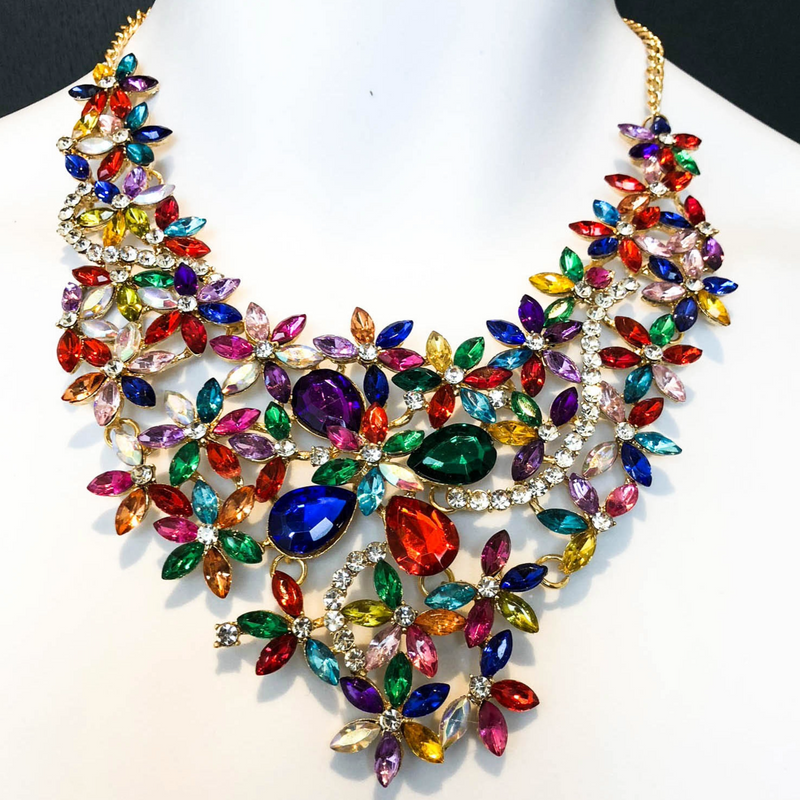 Colourful Flower Necklace 1