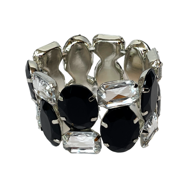 Black and Crystal Bracelet