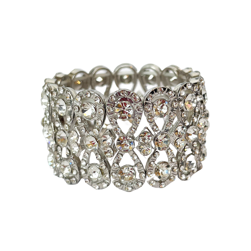 Silver and Crystal Bracelet