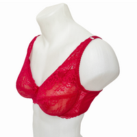 Red Wired Pocket Bra