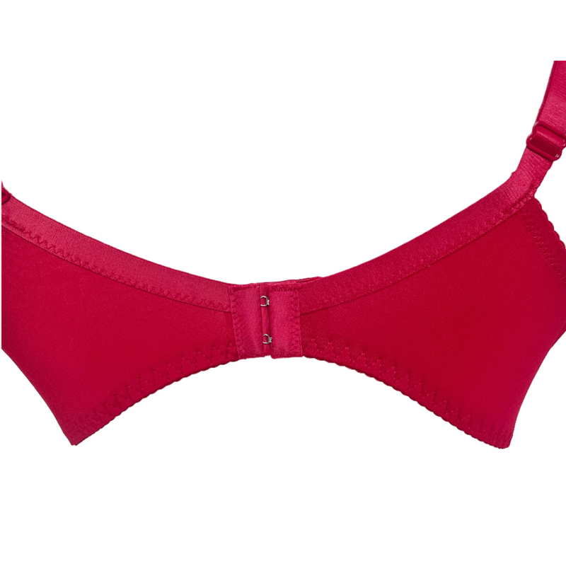 Red Wired Pocket Bra