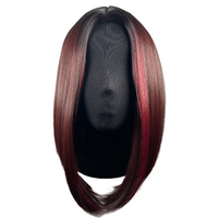 Short Red Ombre Wig C2