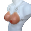 Silicone Breast Forms with Clear Straps 1200g