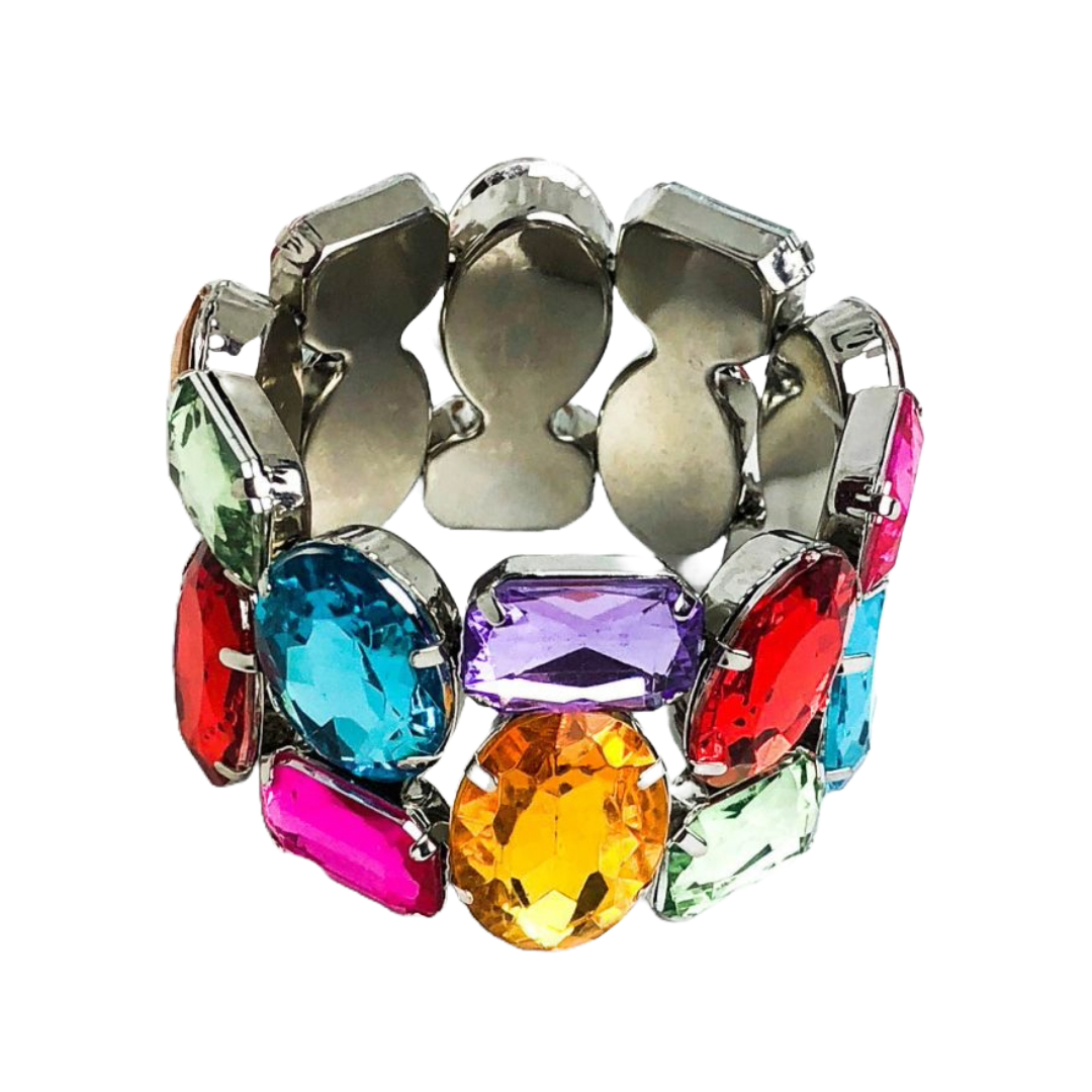 Multicoloured Crystal Bracelet