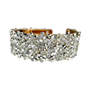 Silver Rhinestones and gold Bracelet