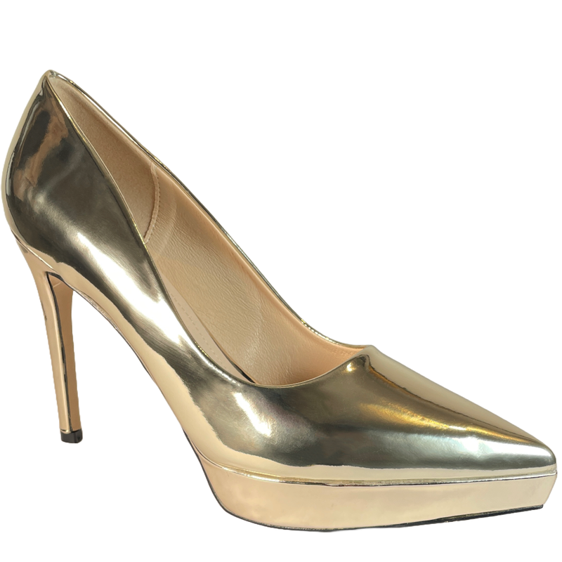 Shiny Gold 5ins Heels