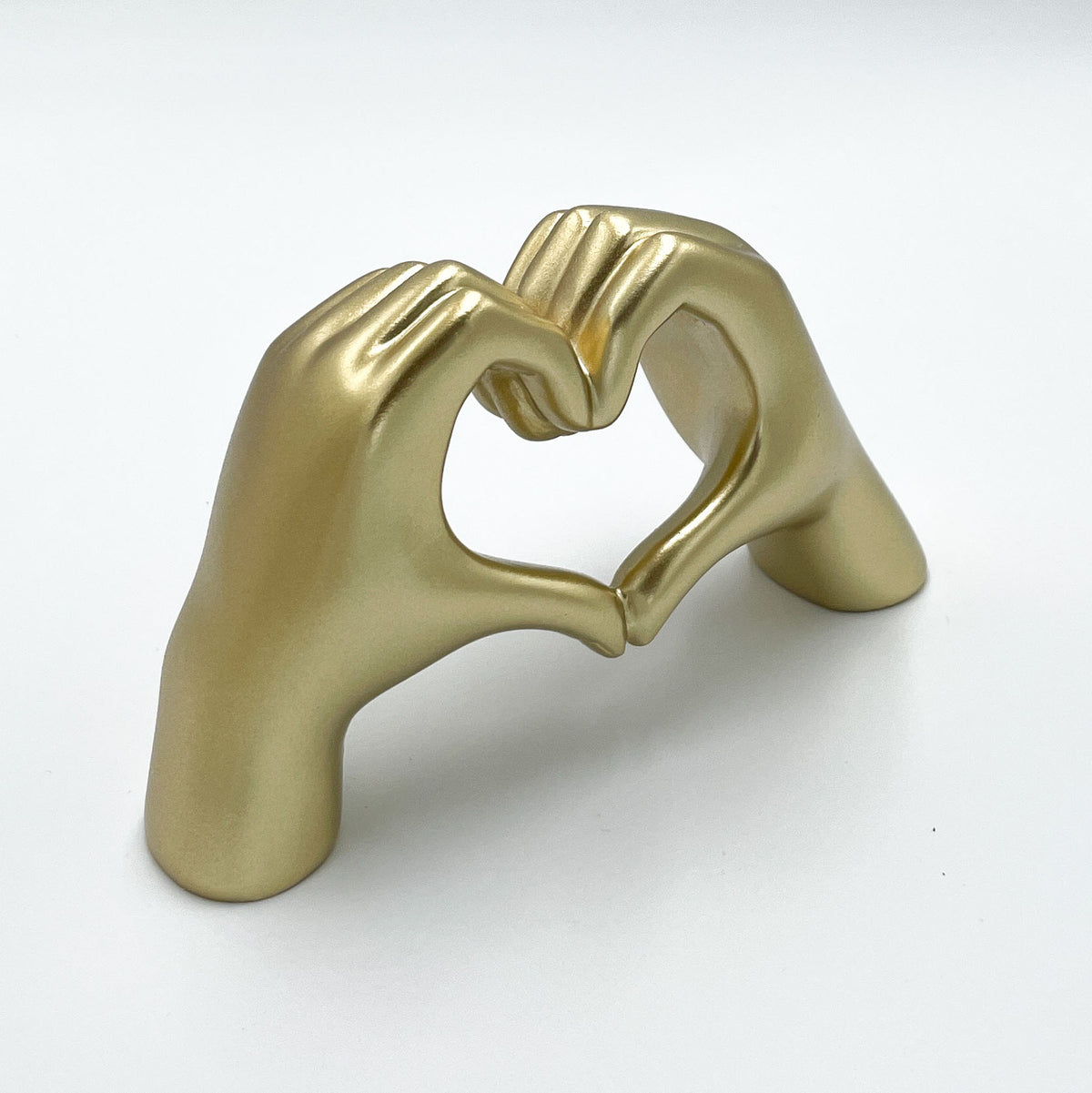 Hands Heart resin statue